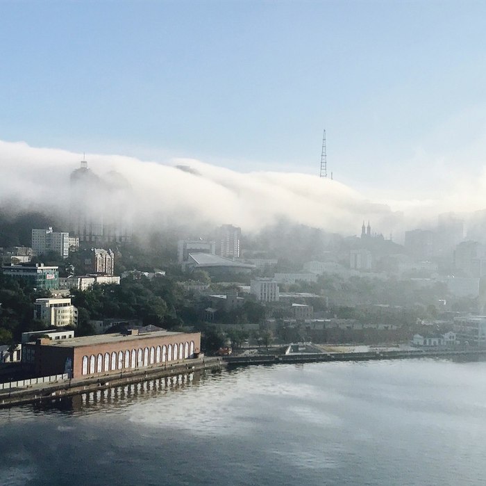 Fog in Vladivostok (10.09.2017) - Vladivostok, Fog, Interesting