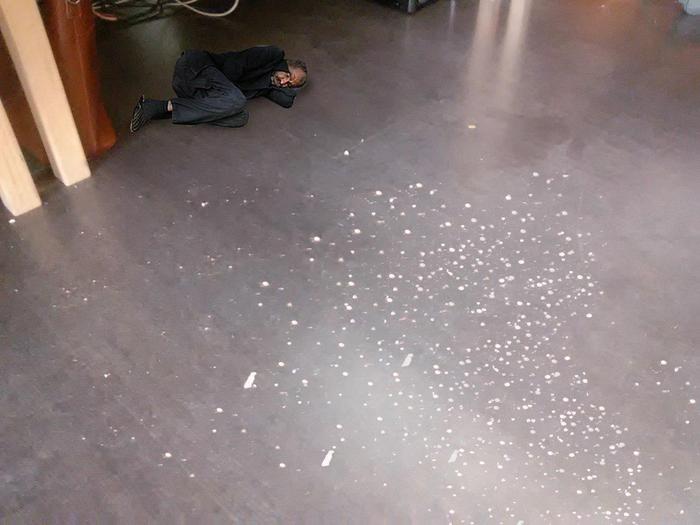 When coffee is spilled on the floor and you work with designers - My, Designer, Work, Digital, Digital drawing