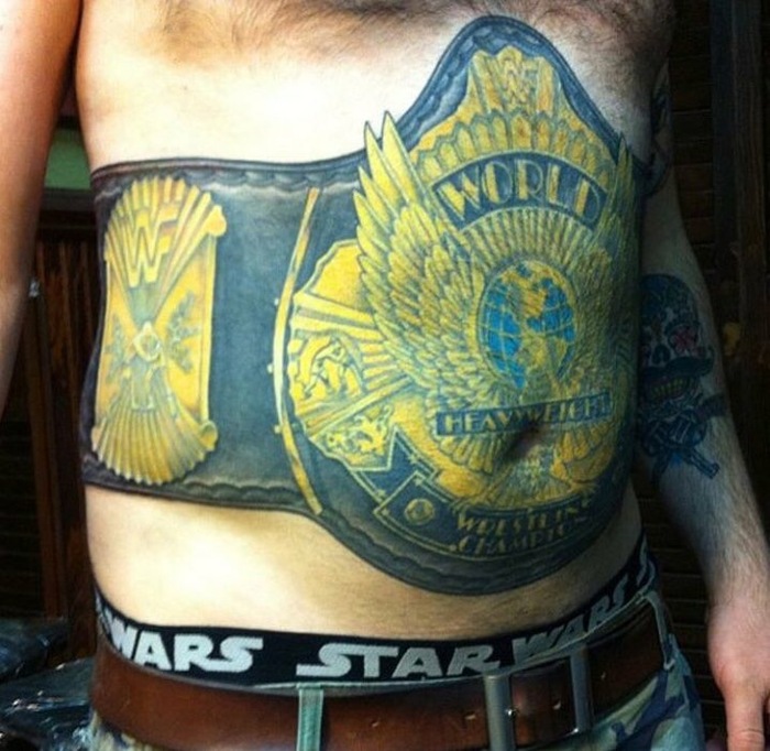 Champion's Belt - Tattoo, Lol, Humor