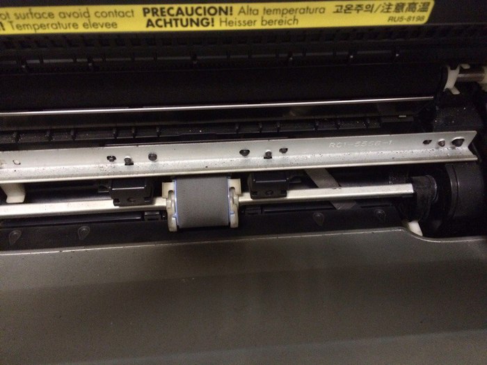 On the wave of all sorts of things in printers, for example - a nail file. - My, a printer, Printer repair, It itself