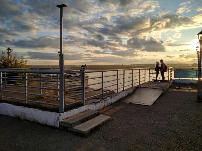 Warm Tomsk - My, Tomsk, Embankment, River Station