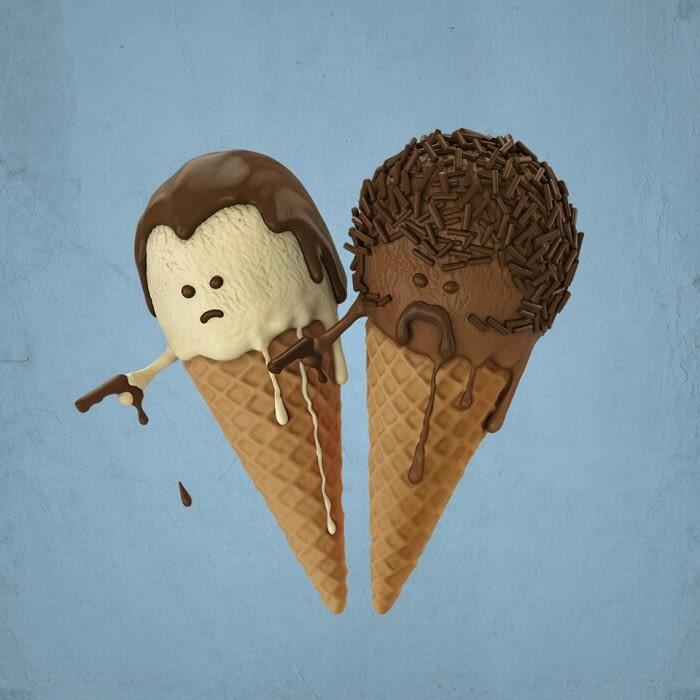 Ice cream is dangerous for your health - Ice cream, Humor, The bayanometer is silent, Pulp Fiction, Quentin Tarantino