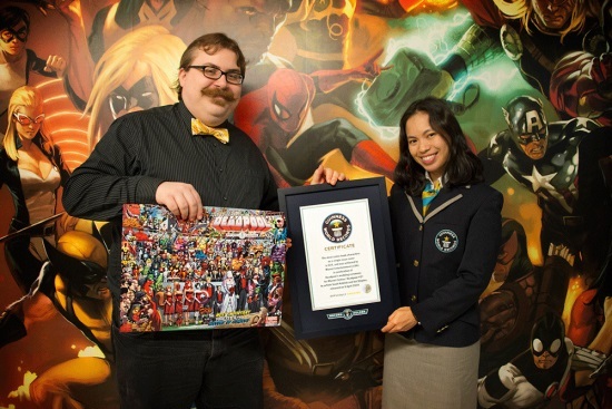 Deadpool's wedding and Guinness World Record. - Marvel, Comics, Guinness Book of Records