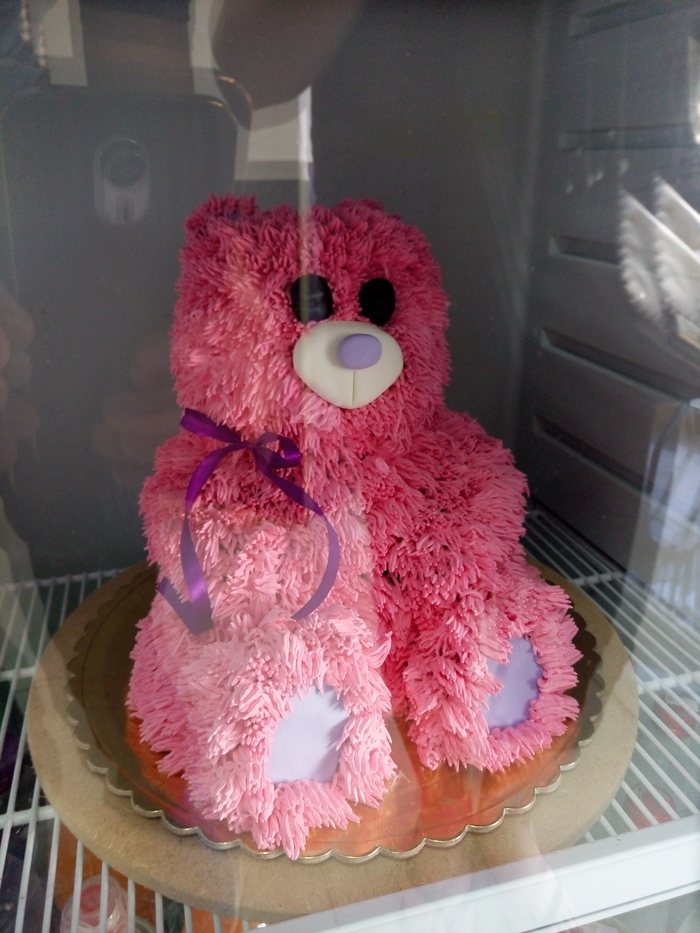 Bear in the fridge :) - My, Cake, Sweets, Beautiful