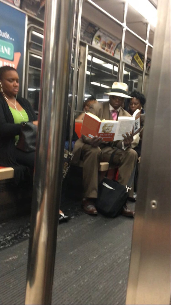 Take a picture of the type of philosophers I read - Black people, Metro, Show off