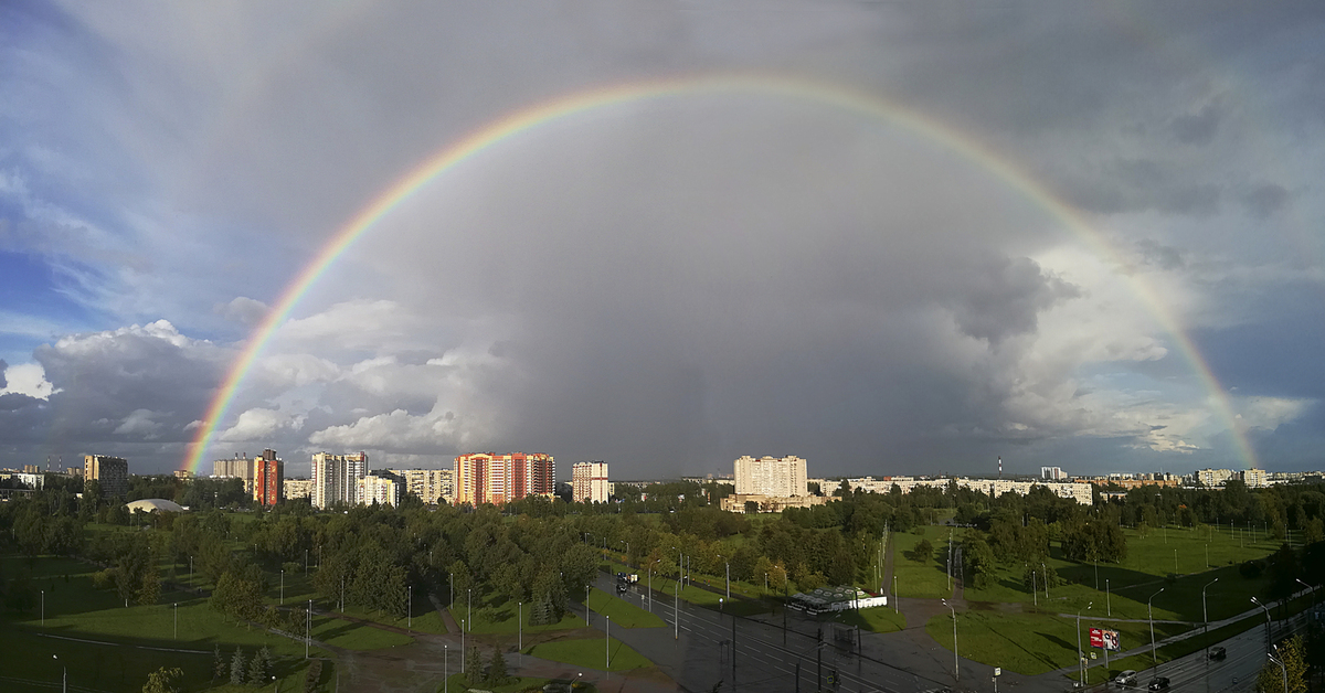 Фото полной радуги