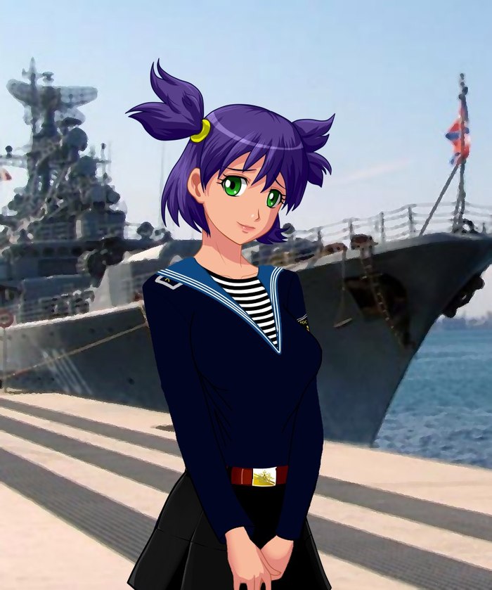 Naval Lenochka - Visual novel, Endless summer, Lena