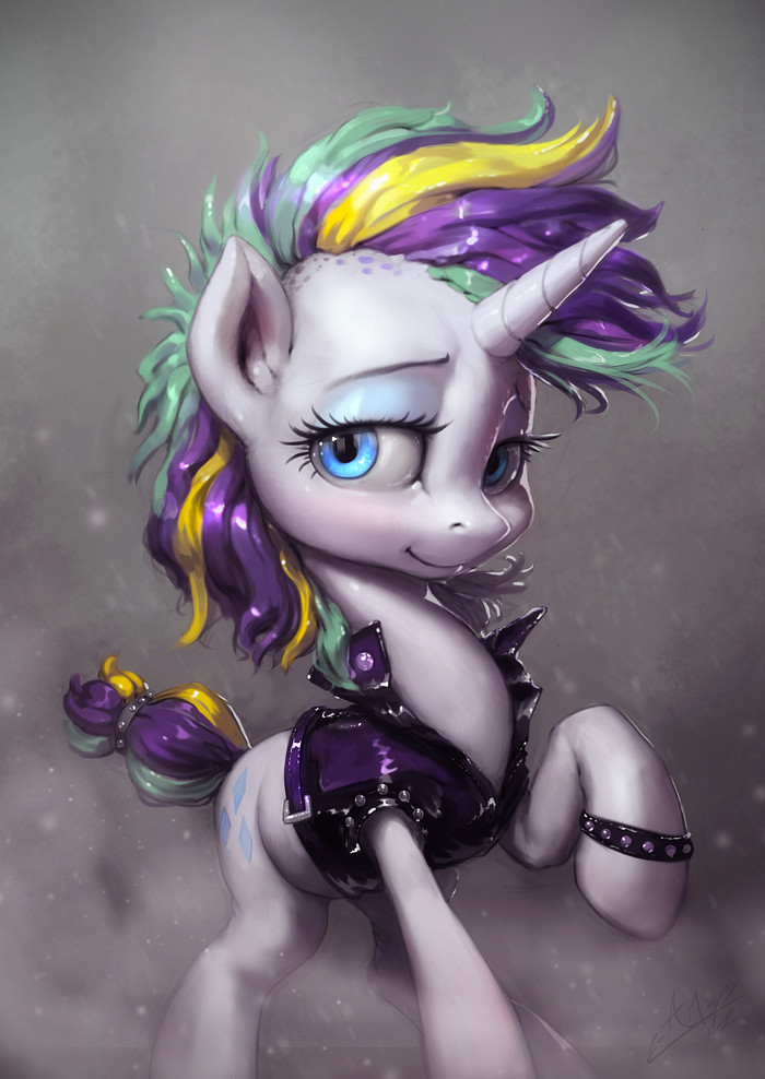 Rarity by AssasinMonkey - My little pony, Rarity, MLP Season 7, Raripunk, Assasinmonkey