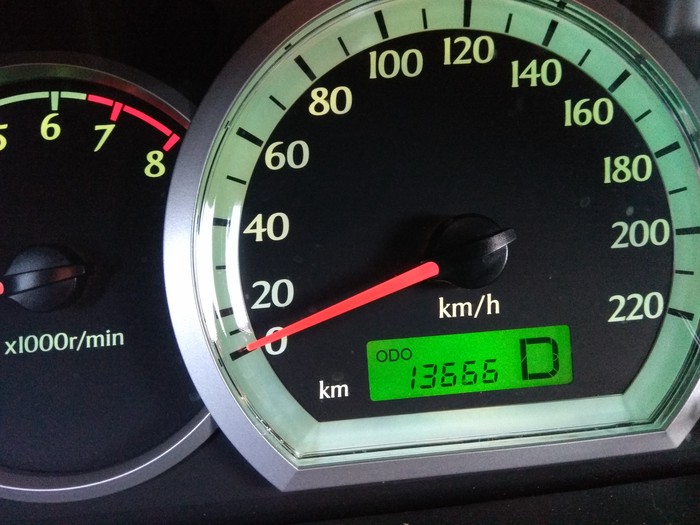 Good thing I'm not superstitious.. - My, Odometer, Mileage, Auto, Superstition, Devil's number, thirteen
