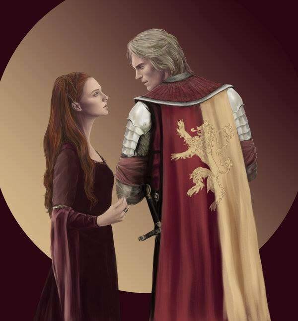 Jaime and Sansa - Game of Thrones, Art, PLIO, Song of Ice and Fire, , Jaime Lannister, Brienne, Sansa Stark