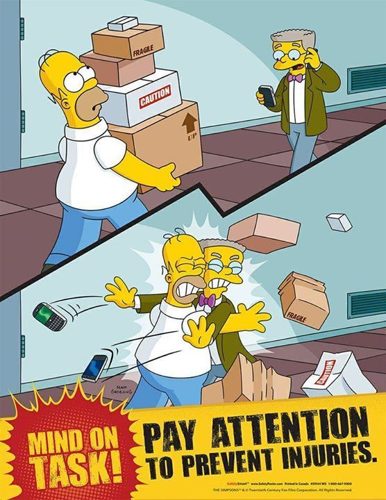 Posters The Simpsons Part 1 (Production) - The Simpsons, Poster, Production, Serials, Safety engineering, Longpost