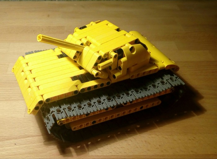 Tank - My, Lego, Lego technic, Tanks, I share, Longpost