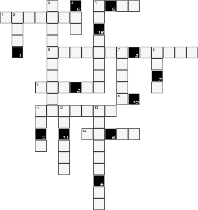 Puzzle #10. Crossword. - My, Головоломка, Mystery, Crossword, Hard