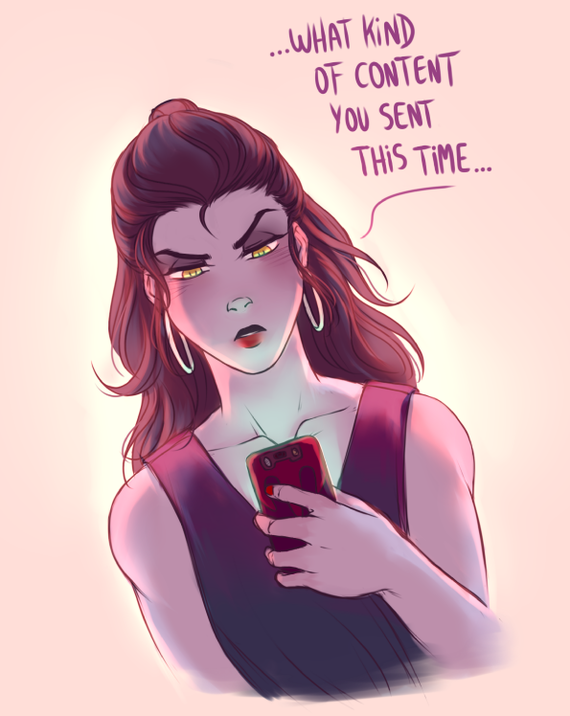 Correspondence - Widowmaker, Overwatch, Art, Tracer, Comics, Sombra, Winston, Longpost