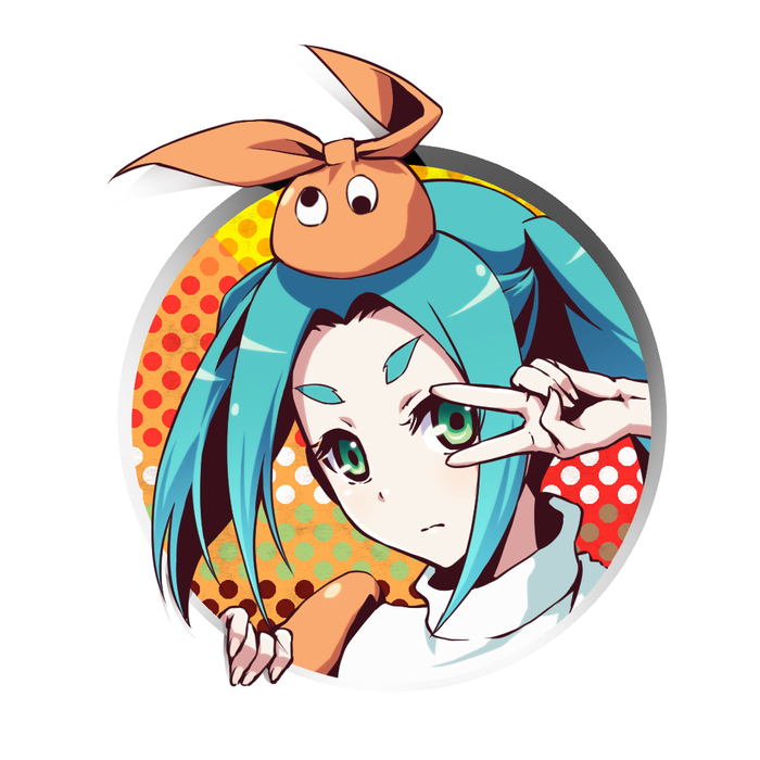 Yotsugi in a circle. - Anime art, Anime, Yotsugi ononoki