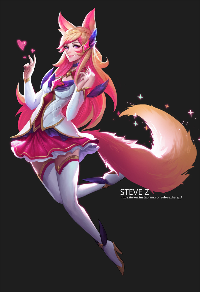 Ahri Anime Art, , League of Legends