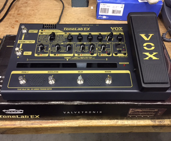 VOX TONELAB EX - Guitar Processor, , Functionality, The photo, Longpost, Playing guitar