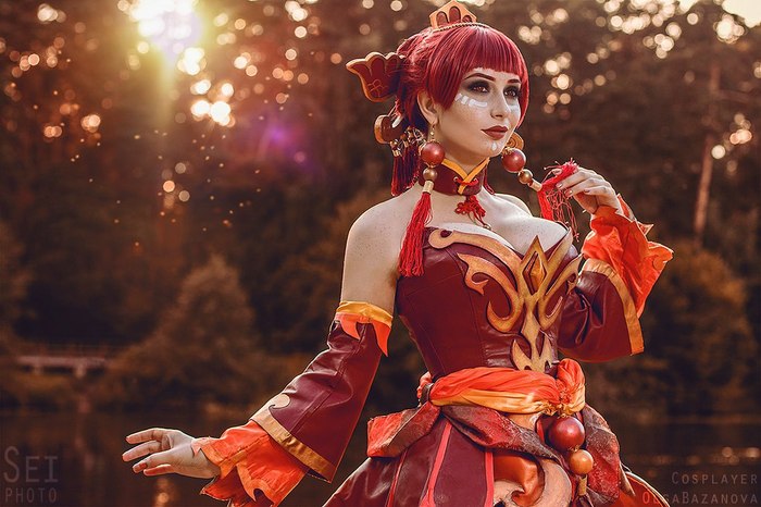 Lina, the Slayer - , Dota 2, Dota, Lina, Russian cosplay, Cosplay, My