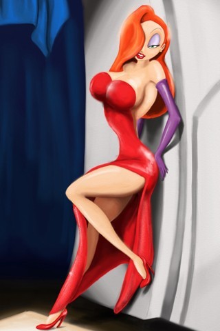 The idol of millions. Jessica Rabbit. - Jessica Rabbit, Roger, Who Framed Roger Rabbit, Transformation