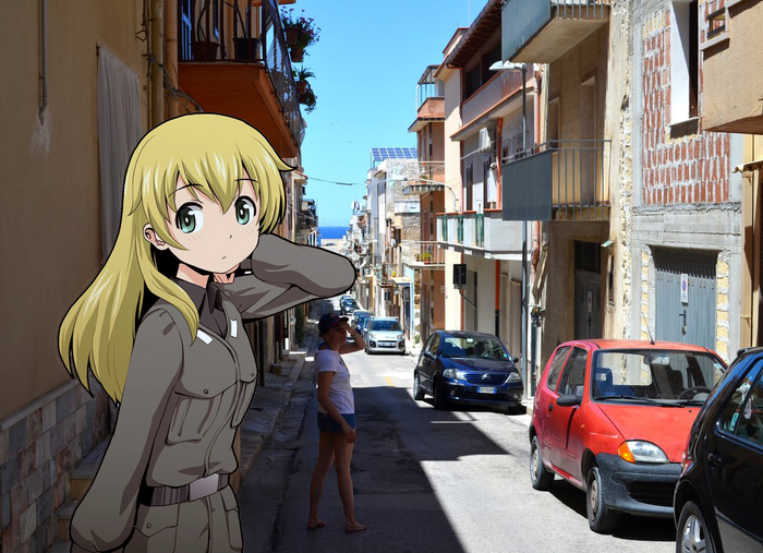 Anime collage #6 - My, Anime, Italy, Collage, Anime girls