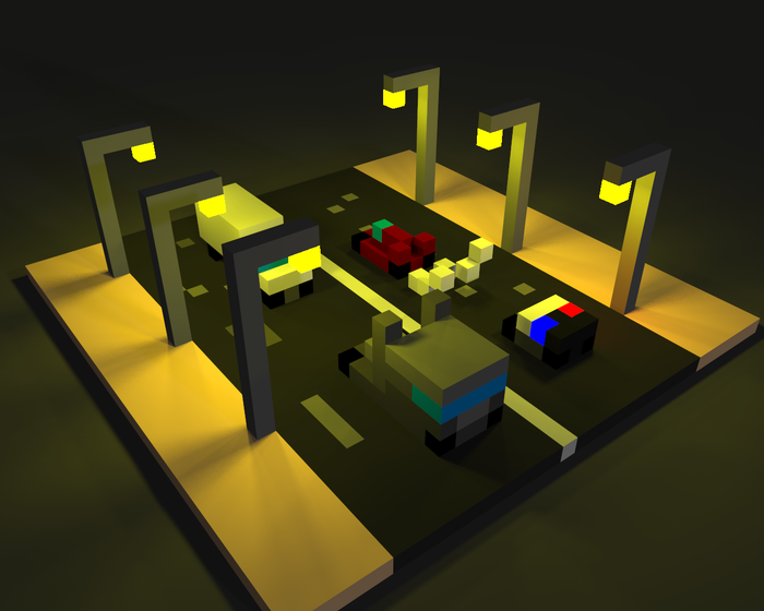 Моя вторая работа в MagicaVoxel