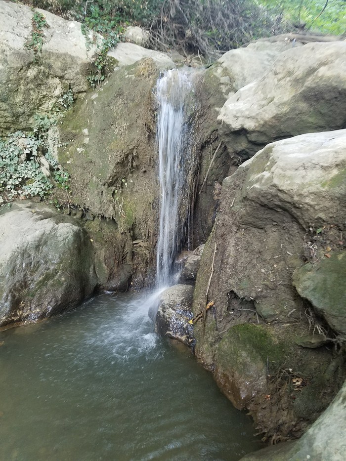 Crimean beauty. Artek - Crimea, Waterfall, Longpost