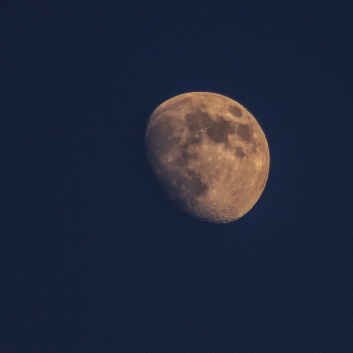 Summer Moon - My, moon, , 70-300mm
