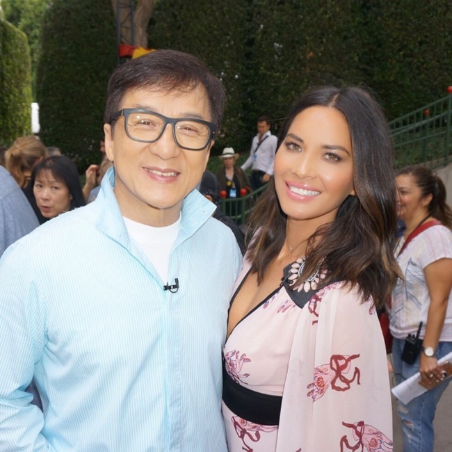 Good sensei and contests are interesting - Jackie Chan, Olivia Munn, GIF, Voice acting, Humor, Cartoons