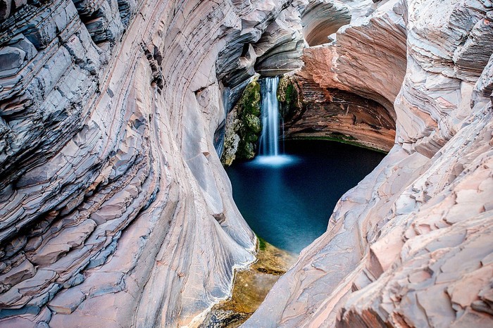 Hidden Beauty - The rocks, Lake, Waterfall