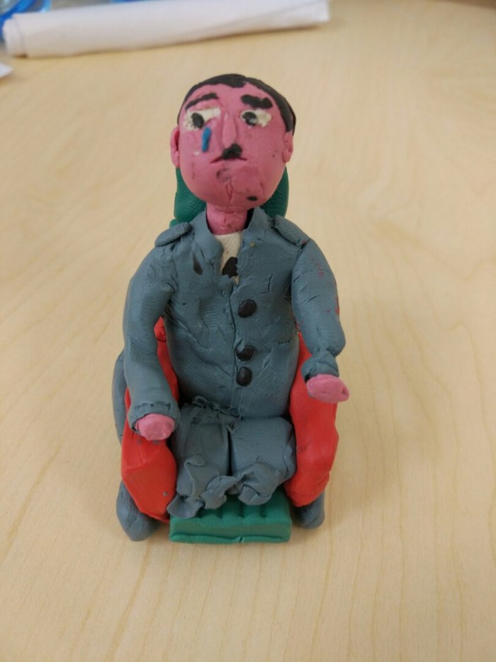 disabled Hitler - Adolf Gitler, Disabled person, Plasticine, Longpost