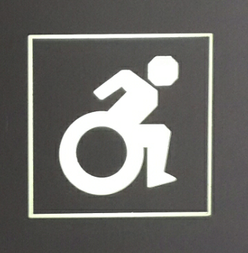 Guru pictography. - Pictogram, Disabled person, The airport