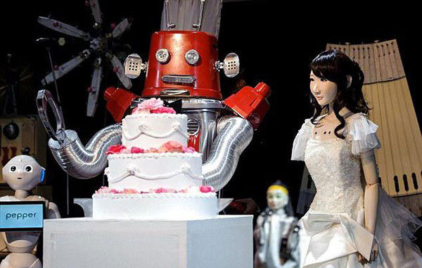 Robot wedding in Japan - Wedding, Robot, Longpost, Japan