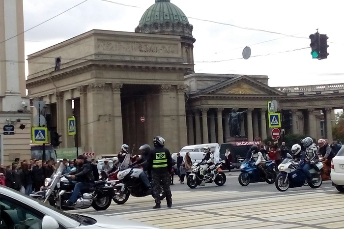 Motoparade St. Petersburg 30.09.17. - My, Moto, Motorcycles, Motorcycle rally, Longpost