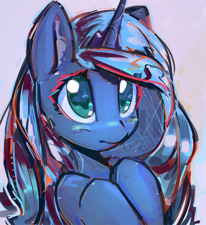 Luna - My little pony, PonyArt, Princess luna, Mirroredsea