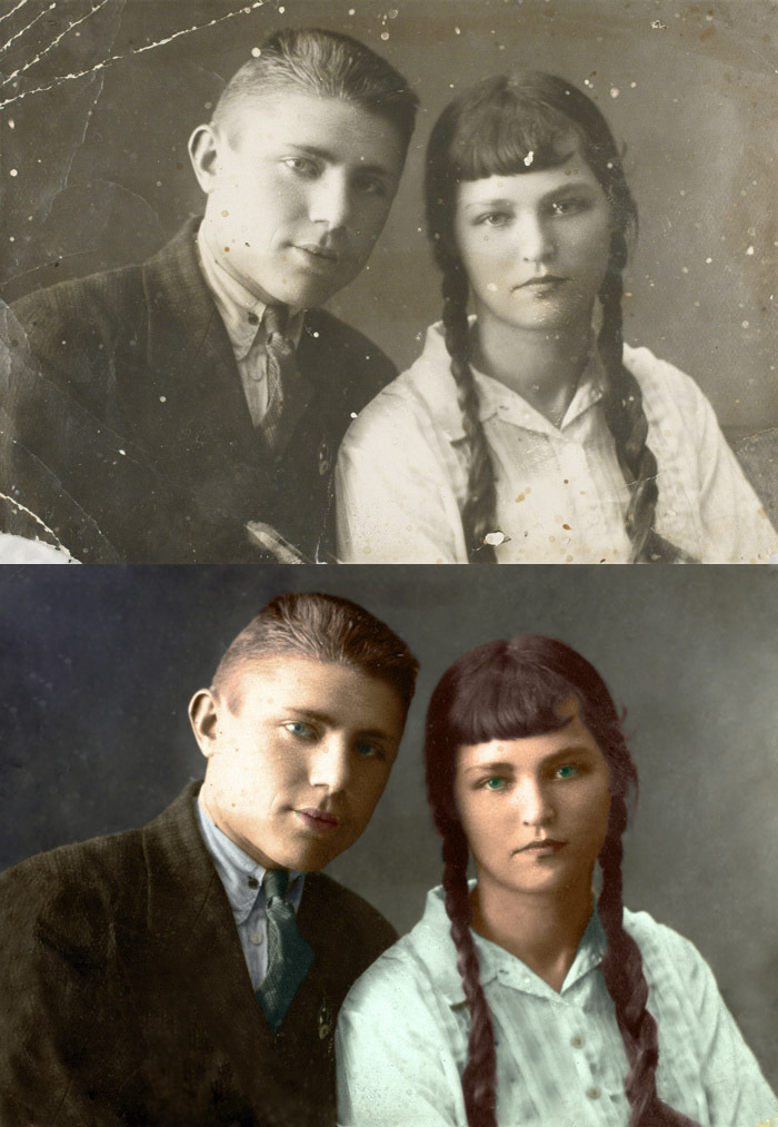 Colorize old photo - My, Colorization, The photo, I share