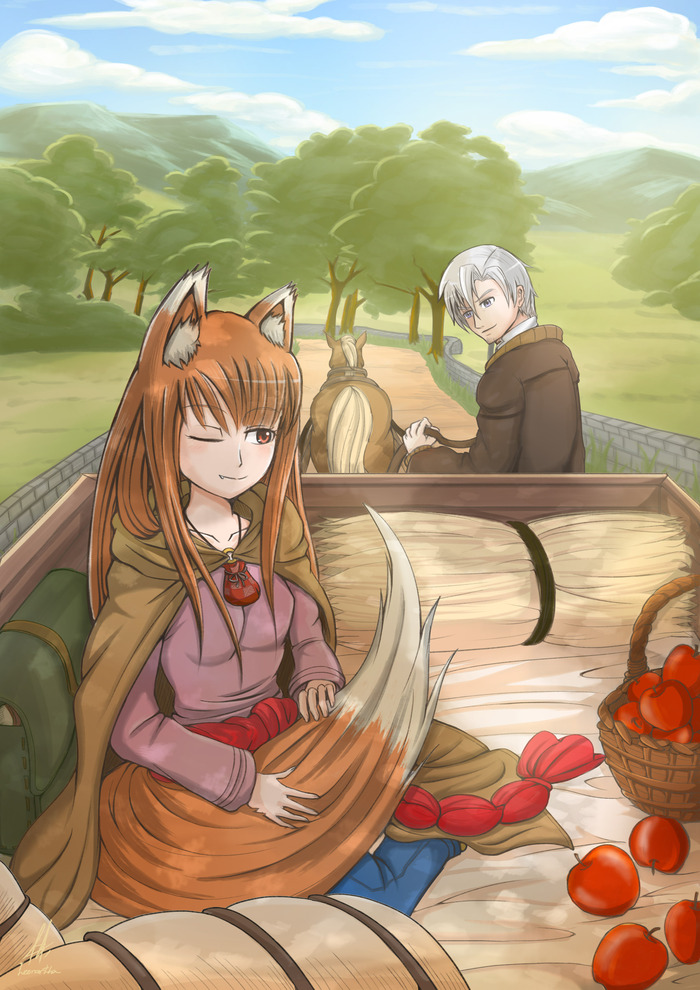     . Anime Art, , Spice and Wolf, Horo, Holo, Kraft Lawrence
