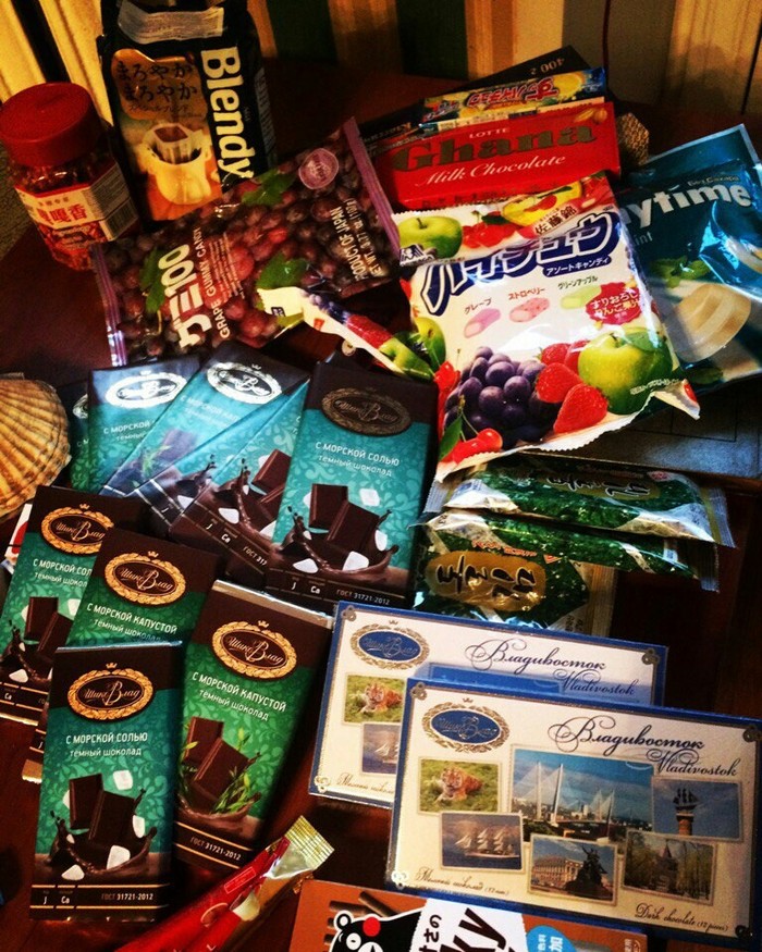 He brought his wife gifts from Vladivostok. Pamper your wives)) - Vladivostok, Goodies, Yummy, Business trip
