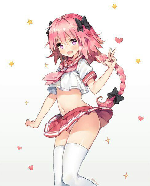 Astolfo - NSFW, Astolfo, Anime art, Trick, Longpost, Fate apocrypha, Anime