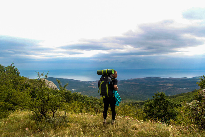 The Crimean Campaign: Behind the Scenes, or Memoirs of an Unlucky Hiker. Second day. Climb. - My, Crimea, Hike, Valley of Ghosts, , The mountains, Travels, Tourism, Longpost