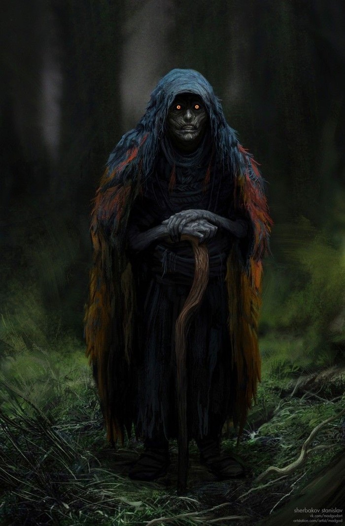 Granny Yaga - Art, Images, Witches, Baba Yaga, Kripota