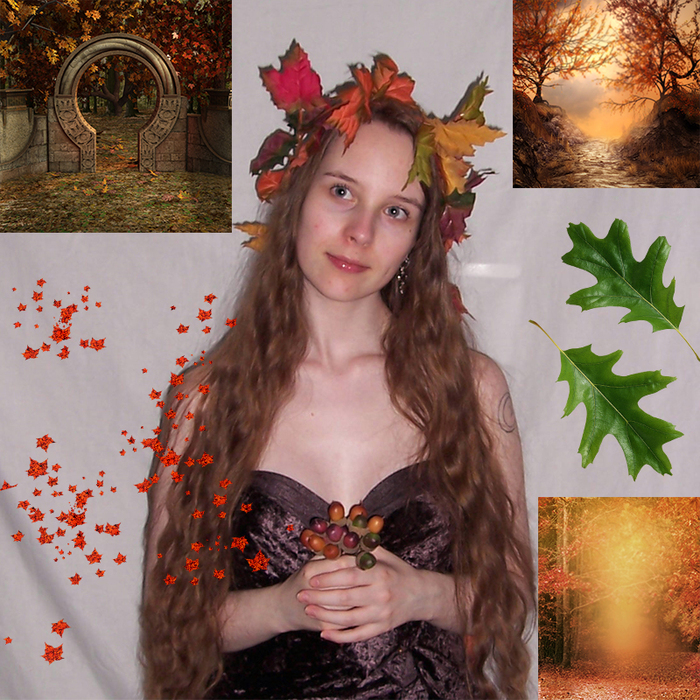 Autumn.... - Photoshop, Photoart, Treatment, The photo, Autumn, Leaves, Photomanipulation