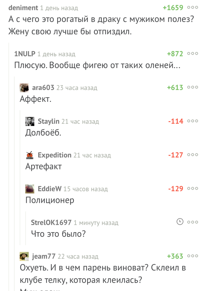 Захожу в комментарии, надеясь на смешную ветку. А там - Ветка, Комментарии, Тупость