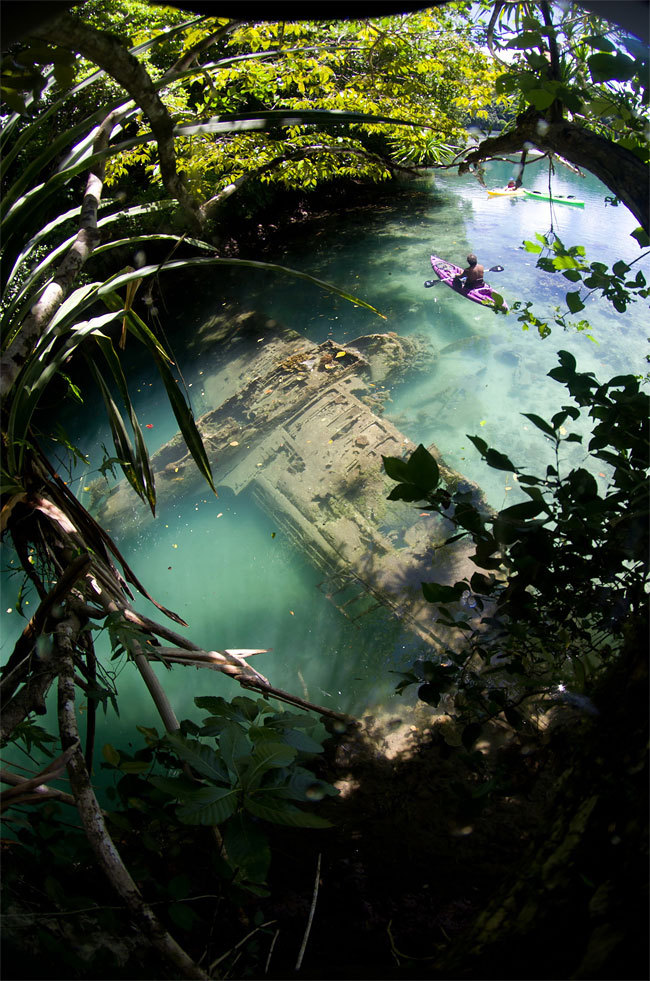 World War II Japanese warplane destroyed in shallow waters off Guam - Airplane, Japan