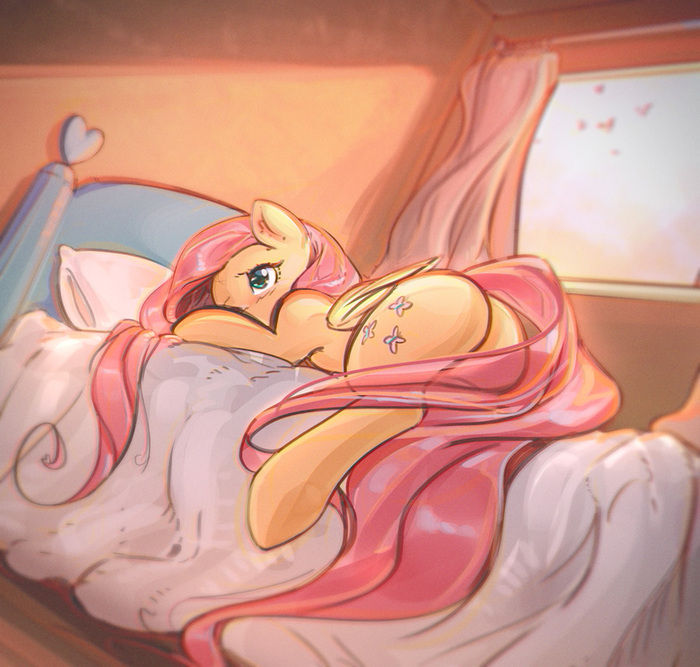 Uninspired - My Little Pony, PonyArt, Fluttershy, Mirroredsea