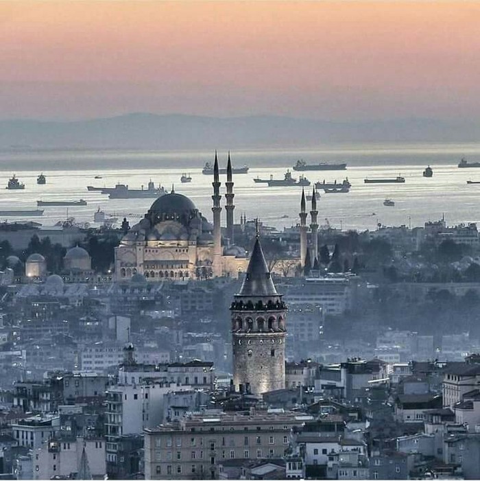 Istanbul morning - Istanbul, Istanbul, Turkey, Morning, Bosphorus, Mosque, Beautiful view