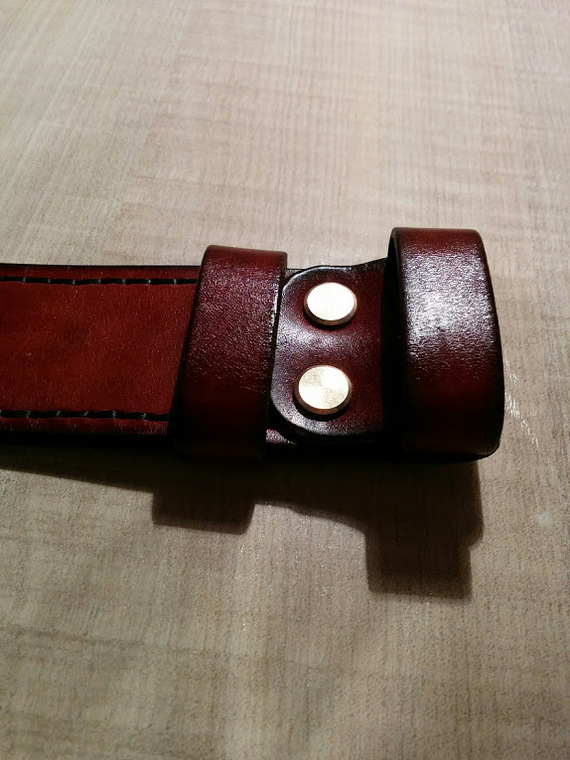 Belt. - My, Leather, Handmade, With your own hands, Leather craft, Belt, Leather belt, Longpost