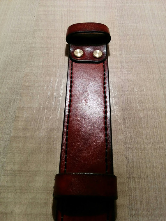 Belt. - My, Leather, Handmade, With your own hands, Leather craft, Belt, Leather belt, Longpost