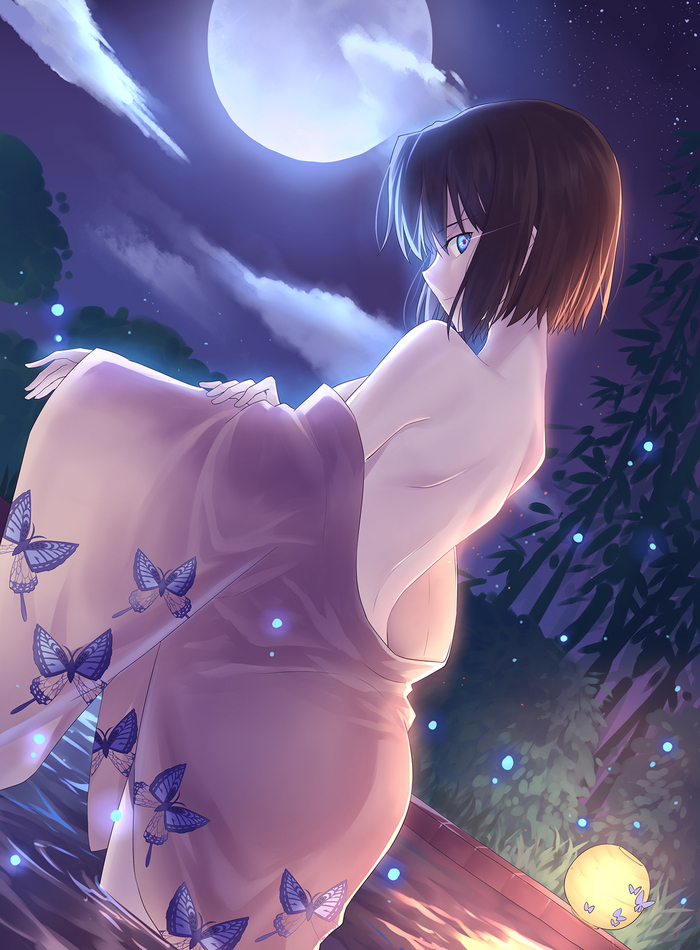 Anime Art №1164 - Anime, Anime art, Kara no kyoukai, Ryougi shiki