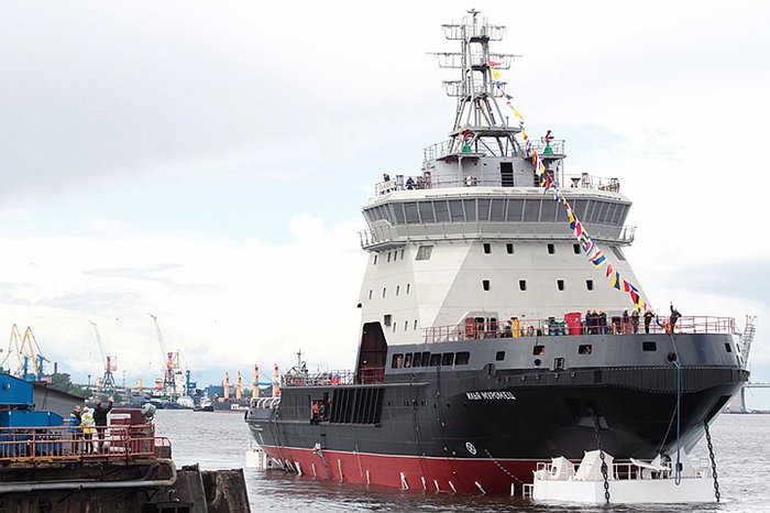 Icebreaker Ilya Muromets went to state trials - Icebreaker, Arctic, Admiralty Shipyards, Shipbuilding