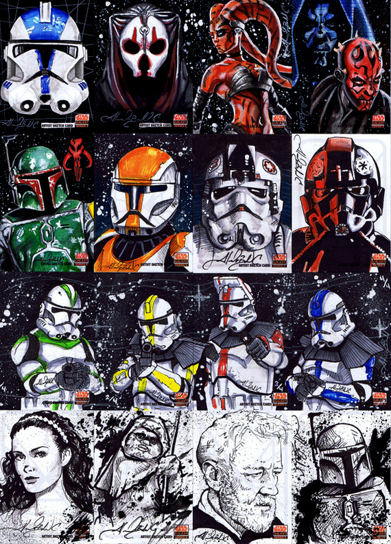 Beautiful Star Wars art - Star Wars, Boba95fet, Art, Longpost, Tag